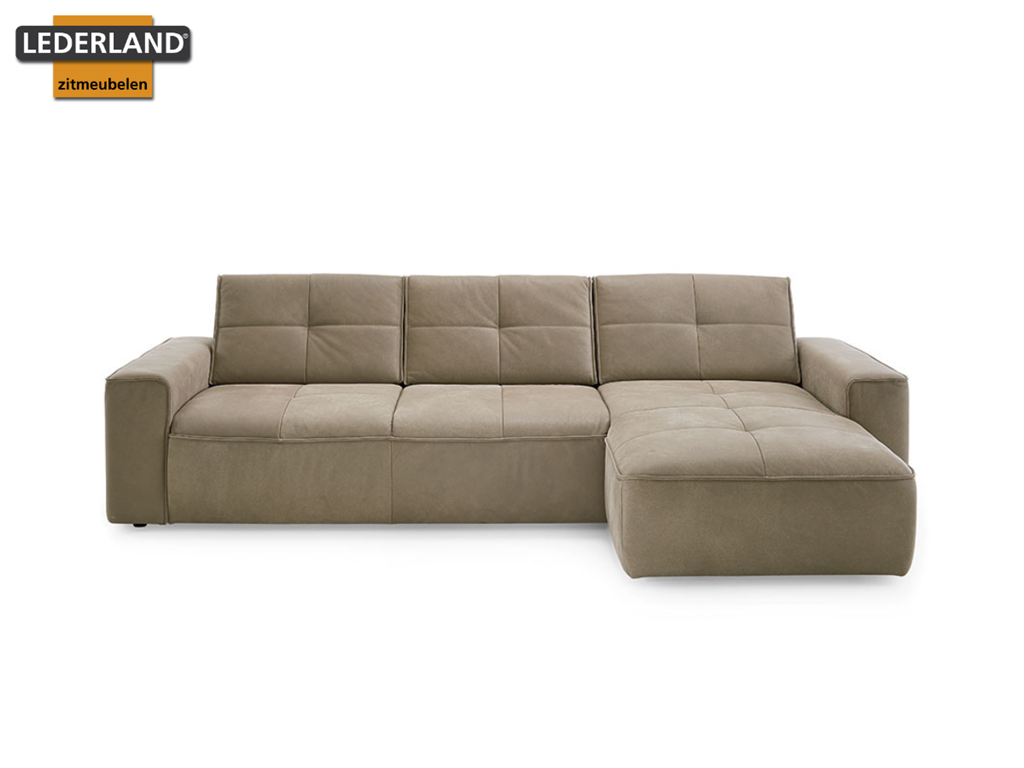 Longchair + 3 zits en voetenbank Phantom